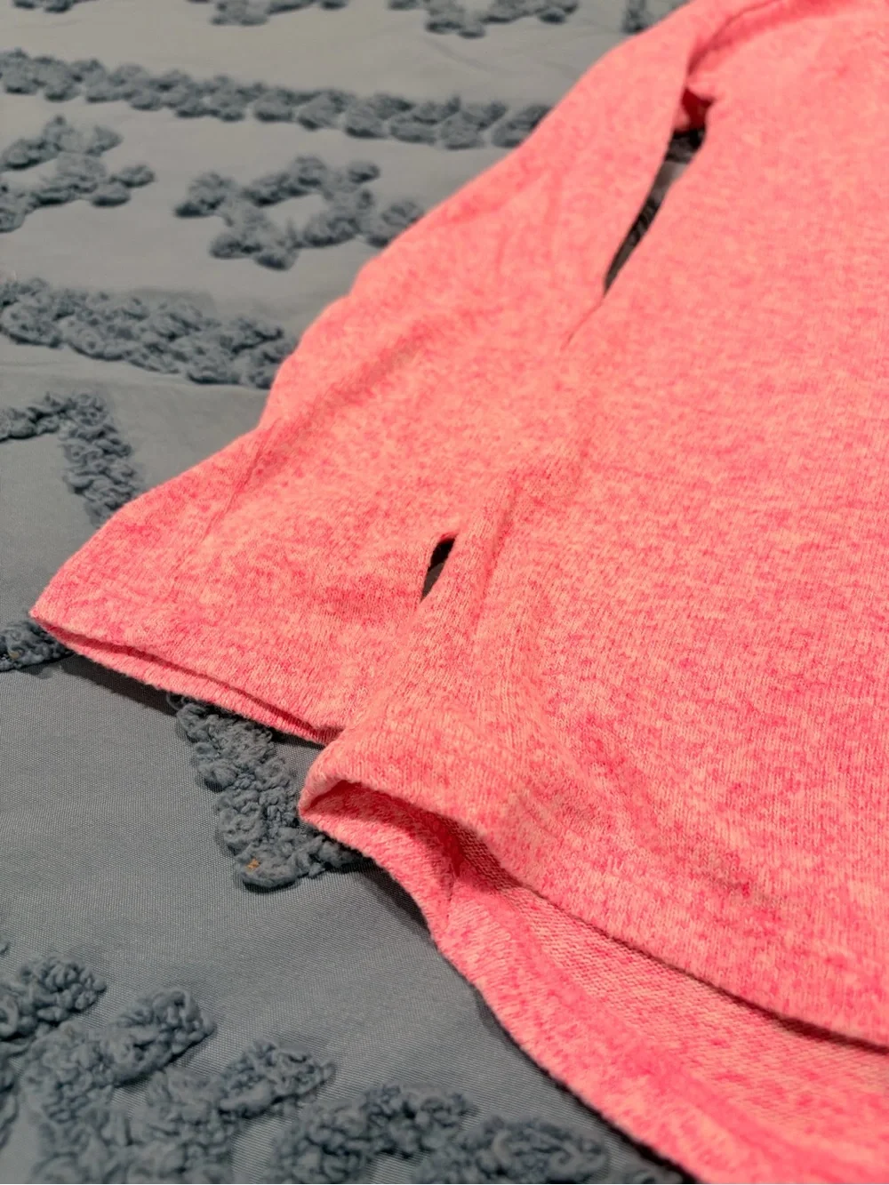 GAP Girls' Long-Sleeve Crewneck Top - Heather Pink